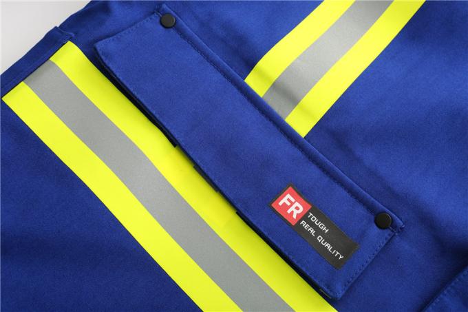 Royal Blue Flame Retardant Jacket , 330gsm Fr Rain Proof Work Jacket 6